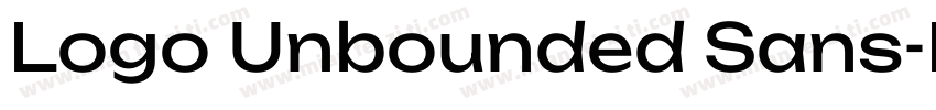 Logo Unbounded Sans字体转换